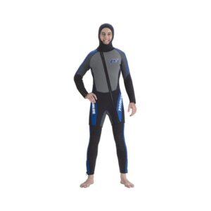 Problue RW-709 2 Pieces Farmer John & Jacket with Hood Wetsuit - 5mm