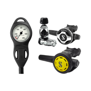 Scubapro MK25/S600 + R095 Octo + Sub Gear Pressure Gauge Bundle Set