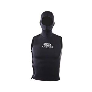 Aropec Men's NeoSkin Hooded Vest with side velcro - 2mm -s