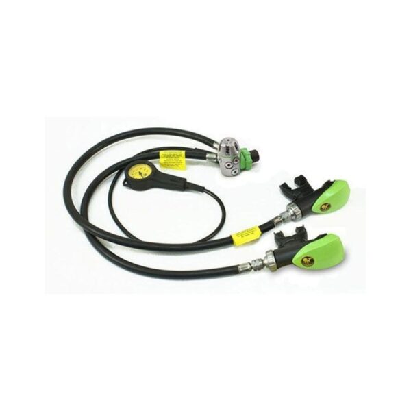 Poseidon Xstream Duration Full Set Regulator with Single Gauge