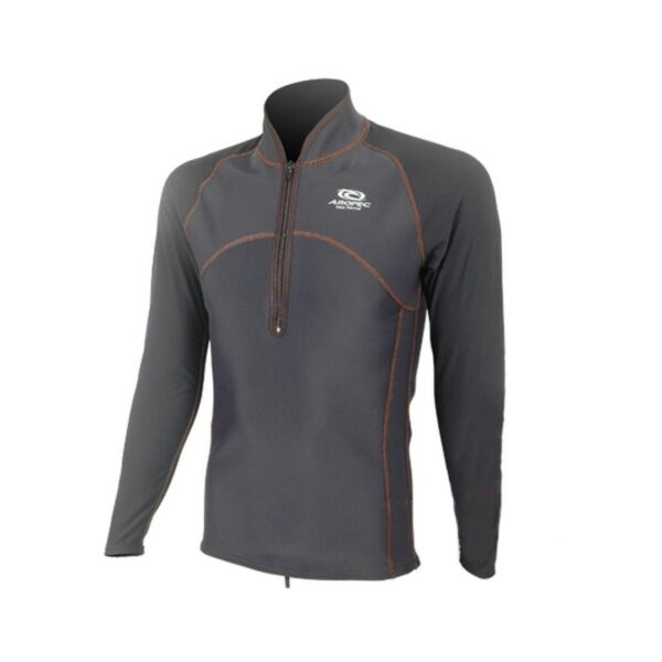 Aropec Penguin Aqua hermal Long Sleeve Zip Top Men