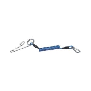Problue AC-94-6 Stainless Steel Reef Hook w/ Coiled Lanyard