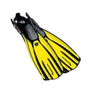 Mares Avanti Quattro Open Heel Fins (w/ ABS Fin Strap)