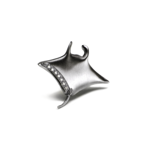 Ossidabile 10P Manta Ray (with Stones) Pendant