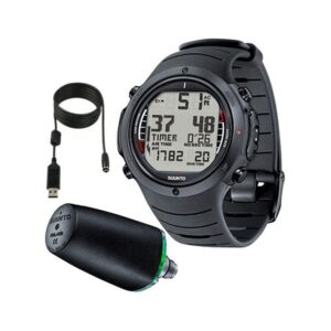 Suunto D6i Dive Computer - Elastomer with Transmitter and USB - black