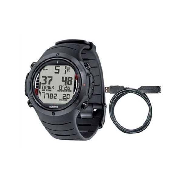 Suunto D6i Dive Computer - Elastomer with USB - black