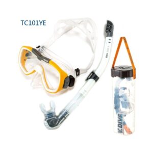 VDive TC101YE/SN-06-C3 - Track Mask and Snorkel Set