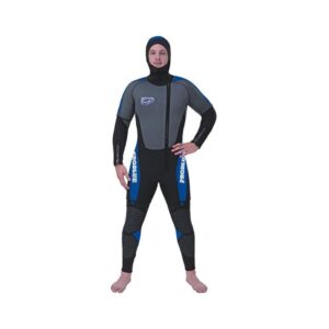 Problue RW-707A 2 Pieces Semi-Dry Suit with Hood