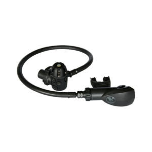 Poseidon Xstream Black Regulator - with 90cm hose