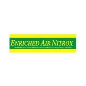 Problue Tank Nitrox Sticker