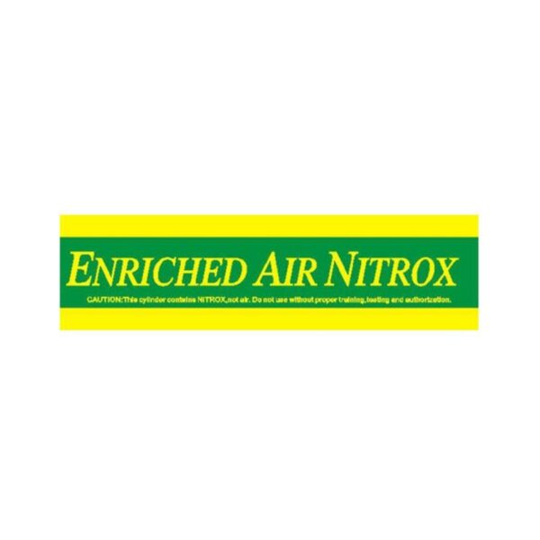 Problue Tank Nitrox Sticker