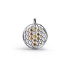 Ossidabile 28P Flower of Life (with Stones) Pendant