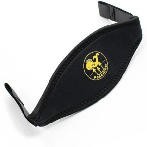 Poseidon Mask Strap Neoprene Black, Velcro