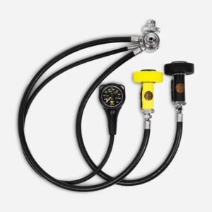 Poseidon Cyklon 5000 Full Set Regulator with Single Gauge