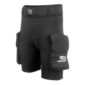 Aropec 2mm Hip Pockets Neoprene Shorts with Waistband