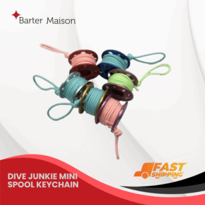 Dive Junkie Mini Spool KeyChain