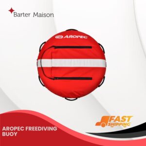 Aropec Freediving Buoy with Dive Flag - Red