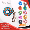 Dive Junkie Aluminium Reel 20m with SS 100mm snap