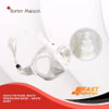 Vdive F01 Pearl White Freediving Mask - White Skirt