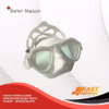 Vdive F01WHCA420 Freediving Mask with UV420 - White/White