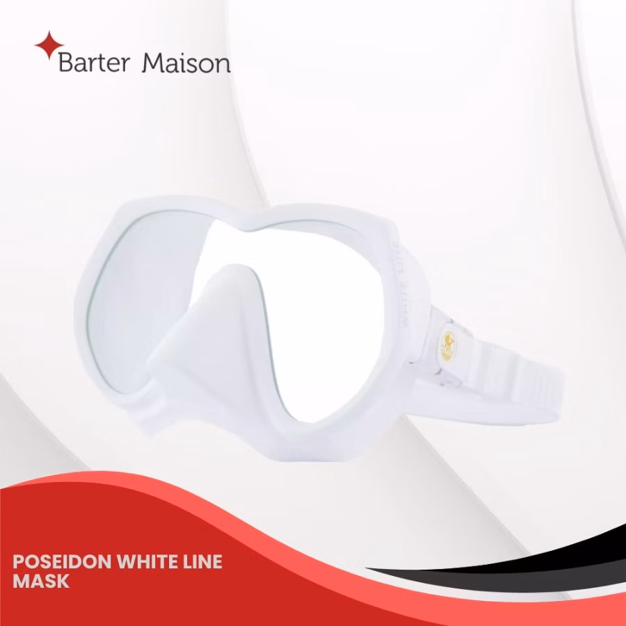 Poseidon White Line Mask