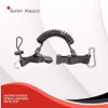 Aropec Coiled Spiral Lanyard with Clip