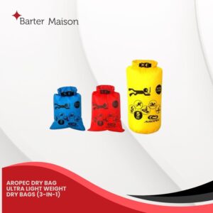 Aropec Dry Bag Ultra Light Weight Dry Bags (3-in-1)