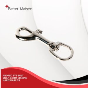 Aropec Eye Bolt Snap 84mm Marine Hardware SS