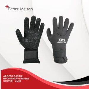 Aropec Castle Neoprene 5-Fingers Gloves - 3mm