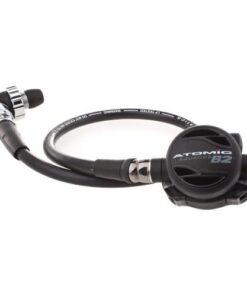 Atomic Aquatics B2 sealed DIN regulator with titanium second stage for scuba diving