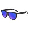 Knockaround Classics sunglasses in black with blue moonshine polarized lenses