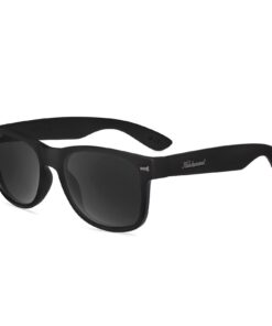 Knockaround Fort Knocks sunglasses in matte black with polarized smoke lenses