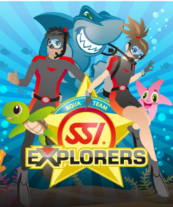SSI dive training backpack and equipment