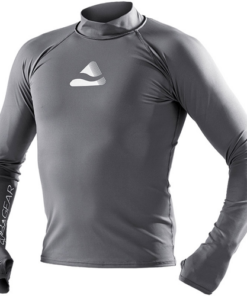 Subgear long sleeve rash guard in gray with UPF 50+ sun protection